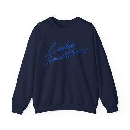 Luke Smith Cursive Name & Number Crewneck Sweatshirt
