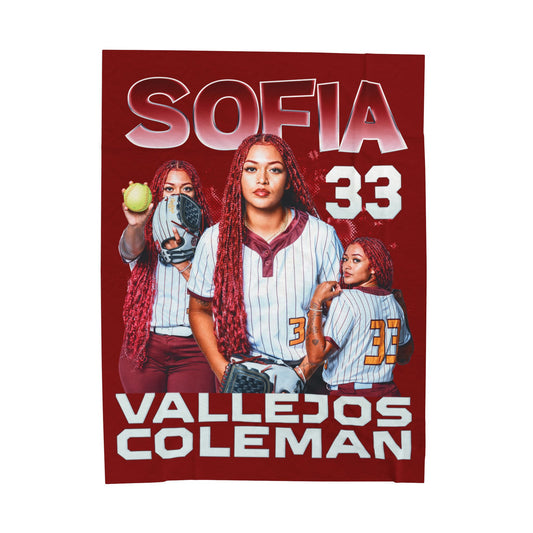Sofia Vallejos-Coleman 60"-80" Plush Blanket