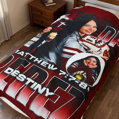 Destiny Perez 60"-80" Plush Blanket