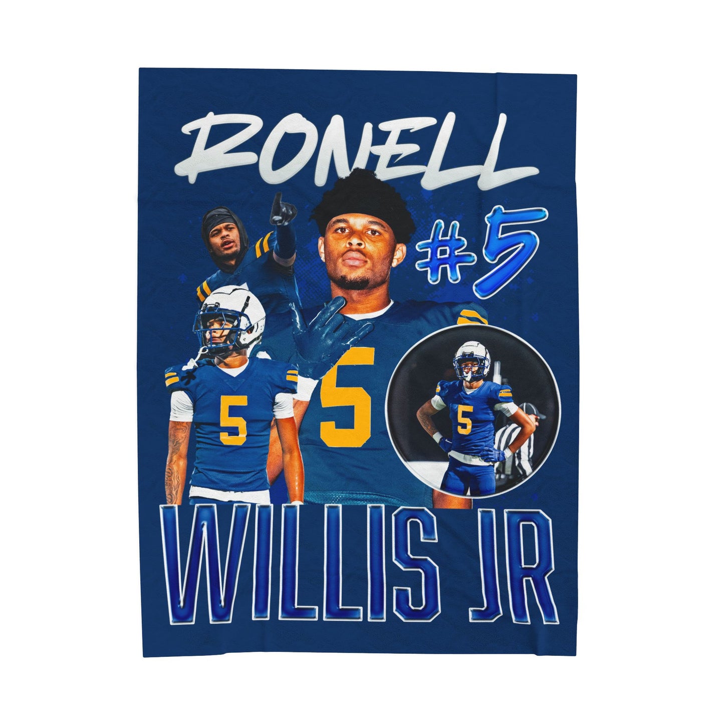 Ronell Willis Jr. 60"-80" Plush Blanket