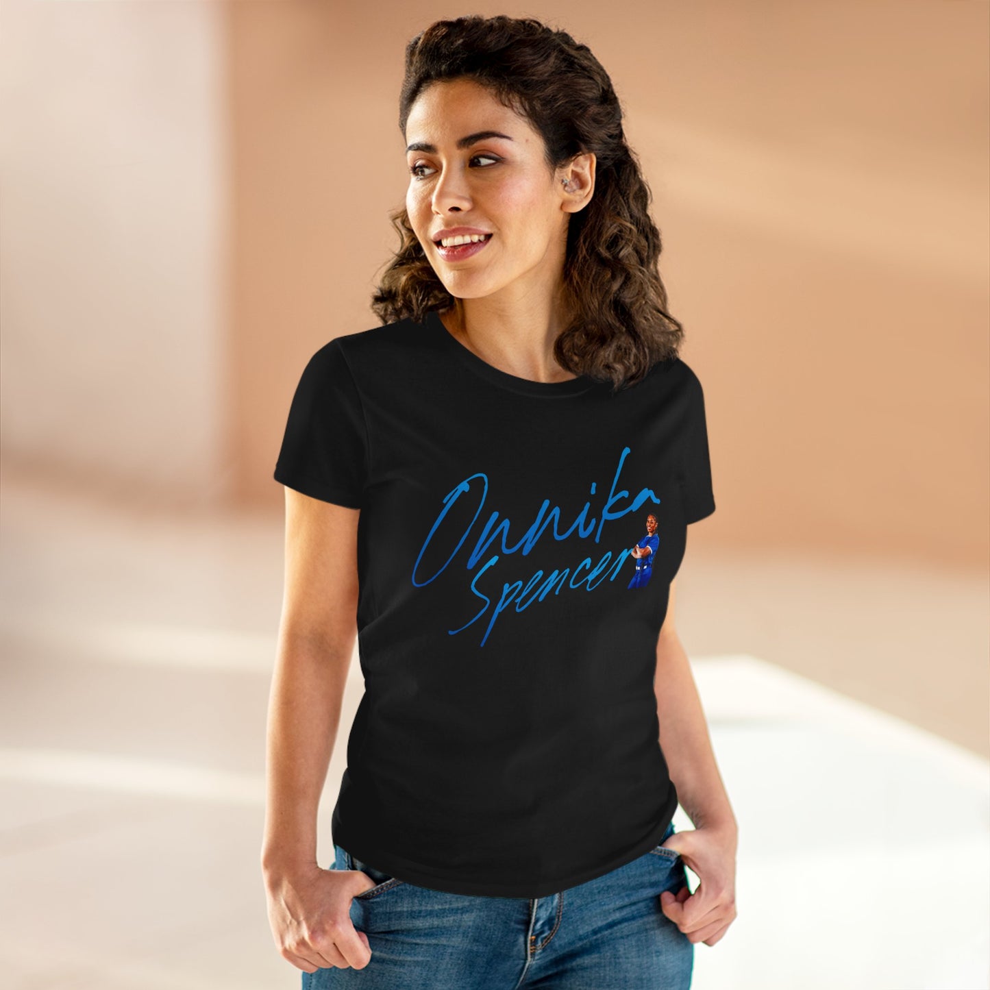 Onnika Spencer Cursive Women's Tee