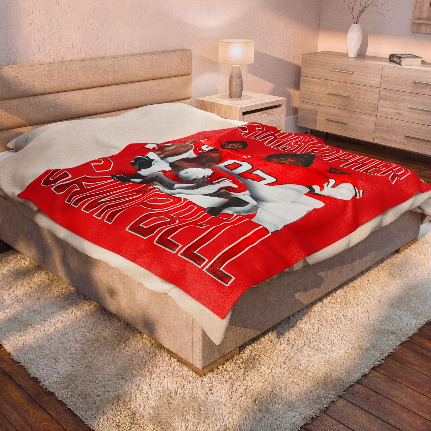 Christopher Campbell 60"-80" Plush Blanket