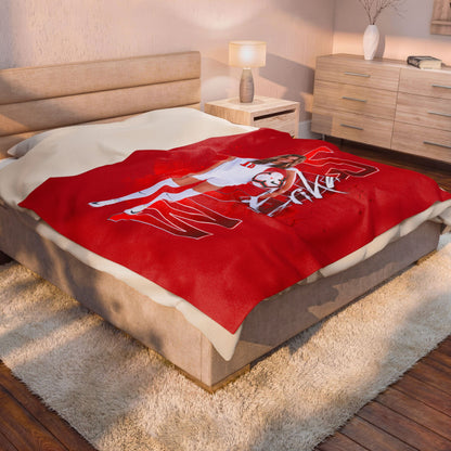 Erika Wells 60"-80" Plush Blanket