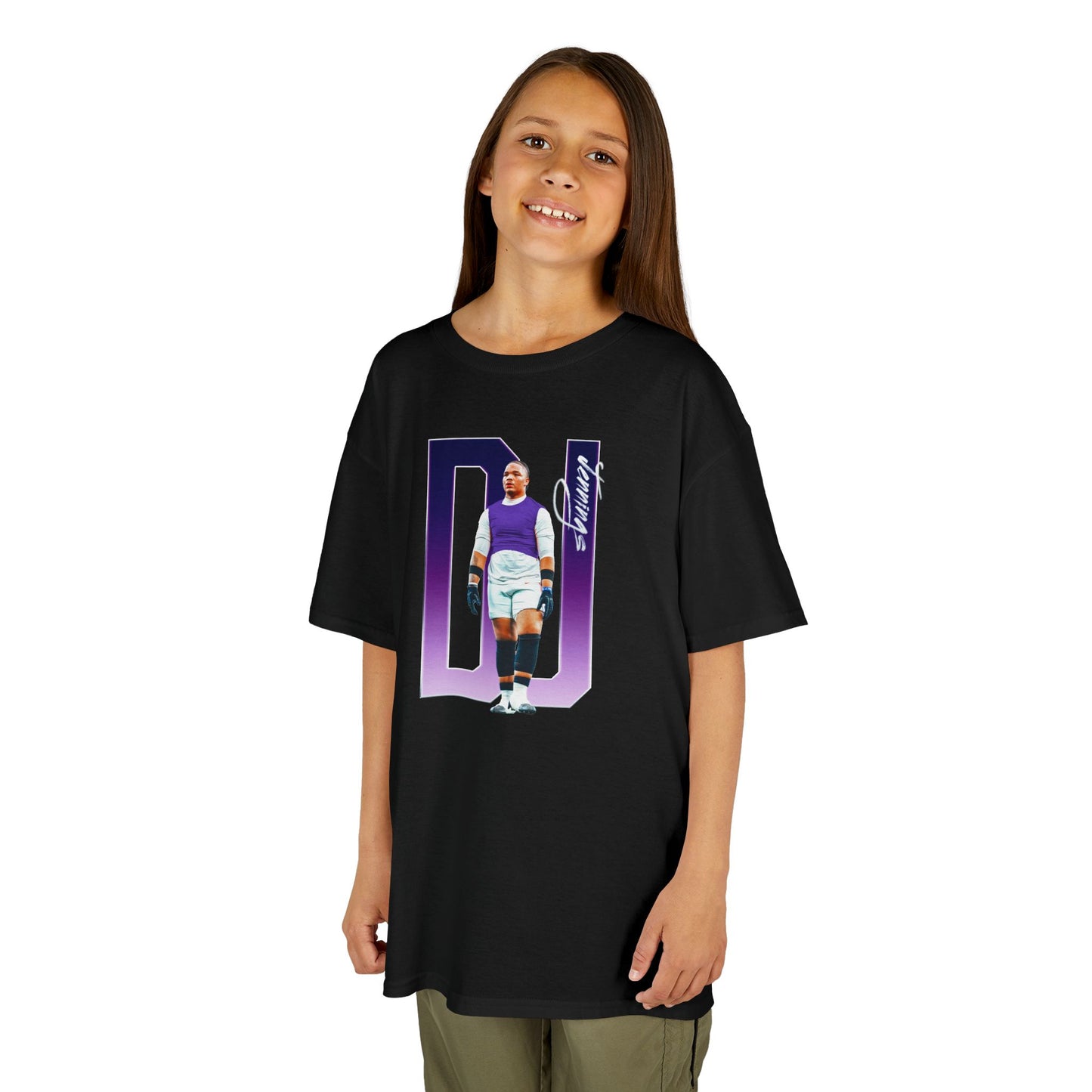D'Mariyae Jennings Player Icon Initials Kids Tee