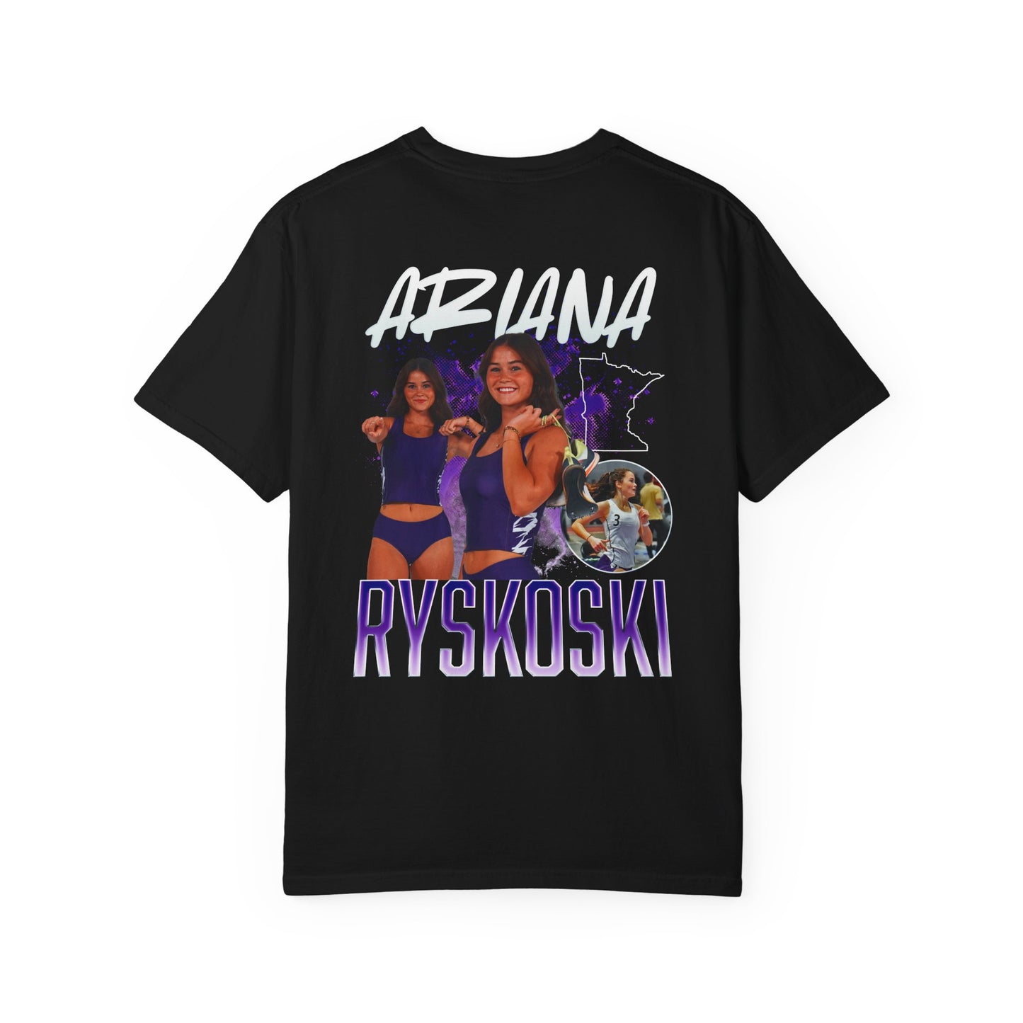 Ariana Ryskoski Logo Front & Back Premium Tee