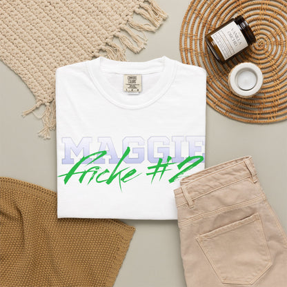 Maggie Fricke Cursive Name & Number Premium Tee