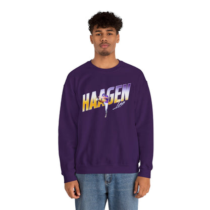 Ian Haagen Cursive Combo Colored Crewneck Sweatshirt
