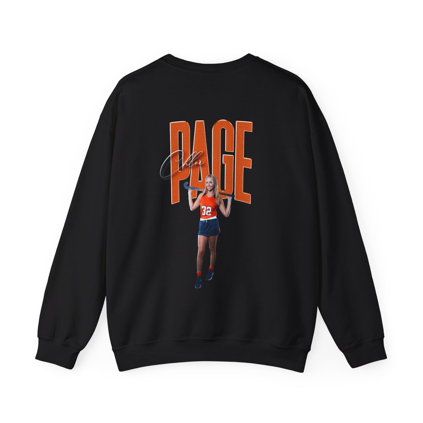 Chloe Page Logo Front & Back Crewneck