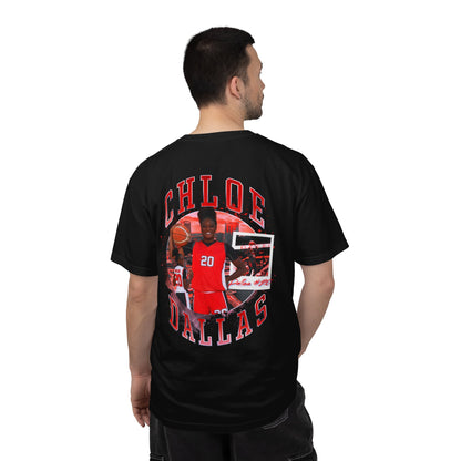 Chloe Dallas Logo Front & Back Premium Tee