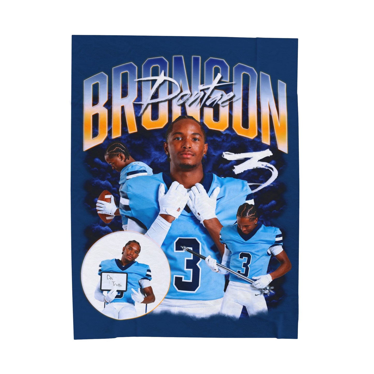 Dontae Bronson 60"-80" Plush Blanket