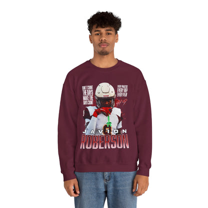 Javion Roberson Featured Quote Crewneck Sweatshirt
