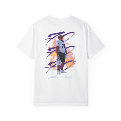 Antonio Heath Logo Front & Back Premium Tee