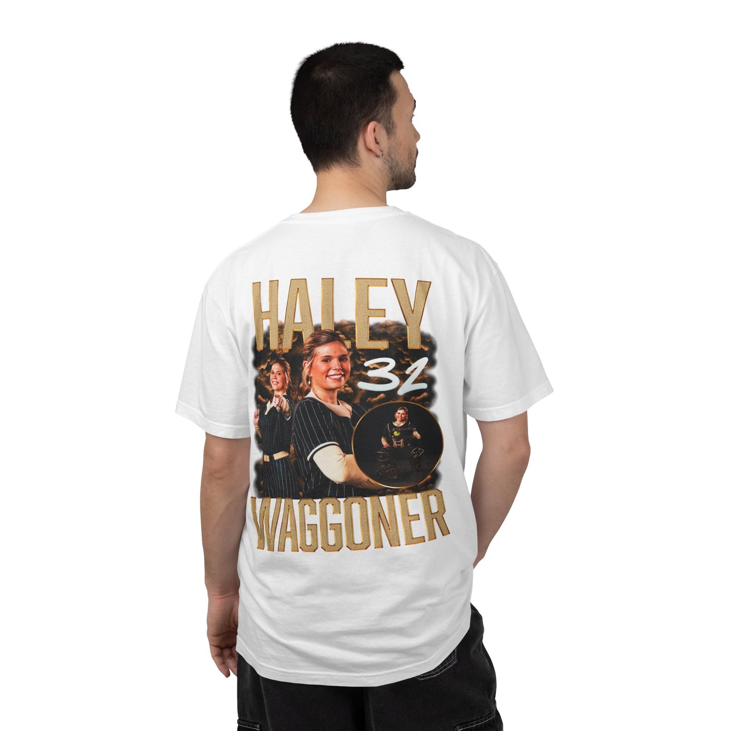Haley Waggoner Logo Front & Back Premium Tee