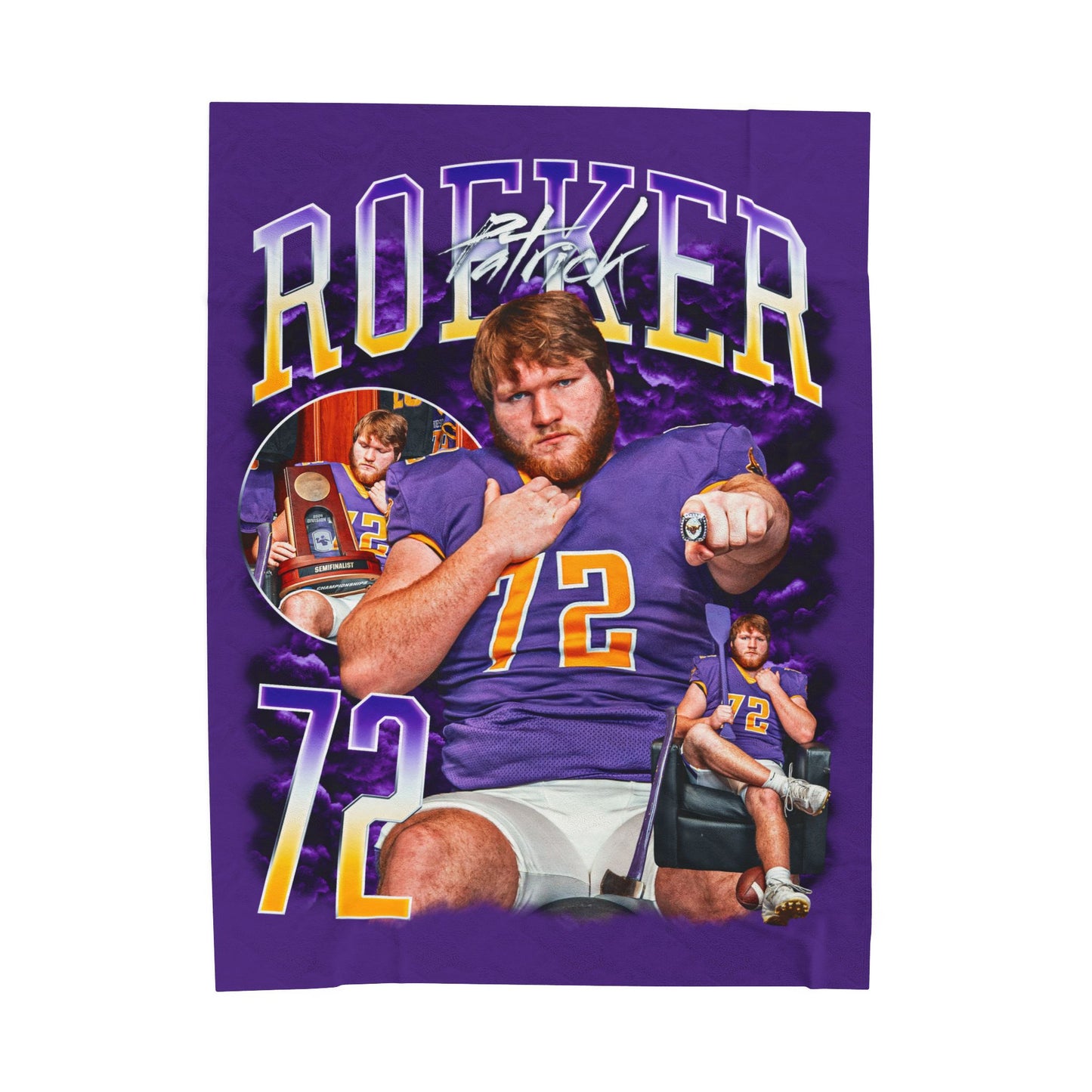 Patrick Roeker 60"-80" Plush Blanket