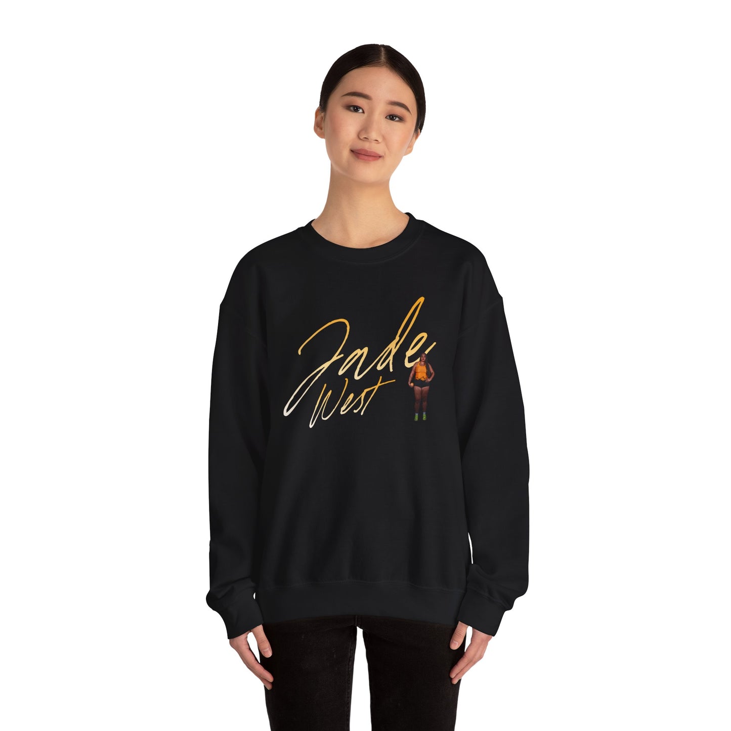 Jade West Cursive Crewneck Sweatshirt