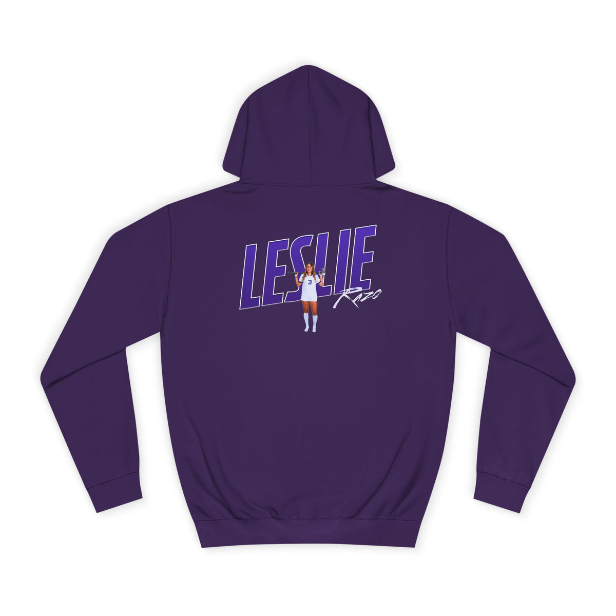 Leslie Razo Cursive Combo Colored Premium Hoodie