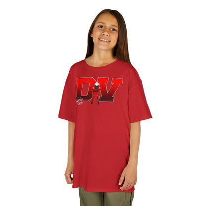 Devin Viola Big Iniitals Colored Kids Tee
