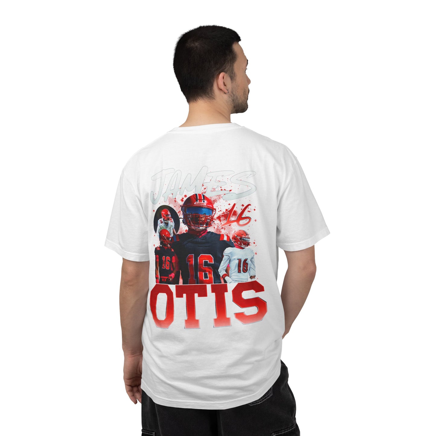 James Otis Logo Front & Back Premium Tee