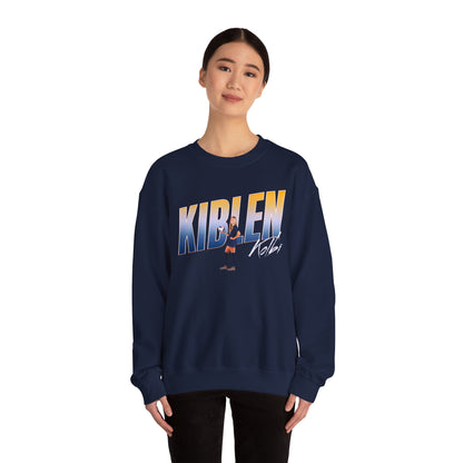 Kolbi Kiblen Cursive Combo Colored Crewneck Sweatshirt