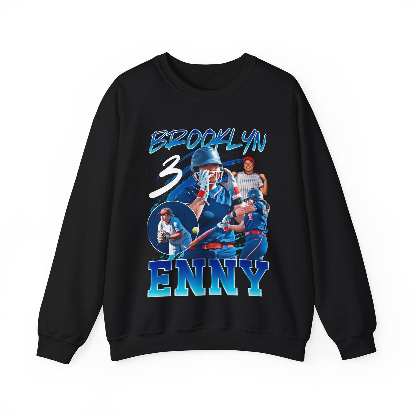 Brooklyn Enny Single Color Combo Crewneck Sweatshirt