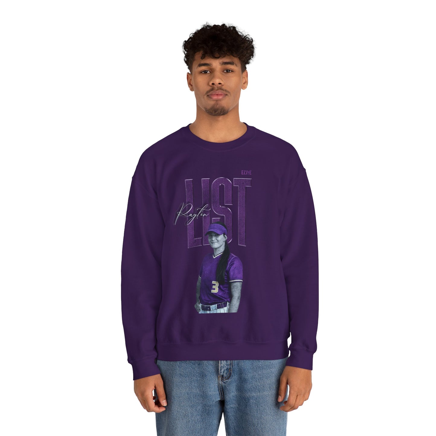 Payton List Faded Glory Crewneck Sweatshirt