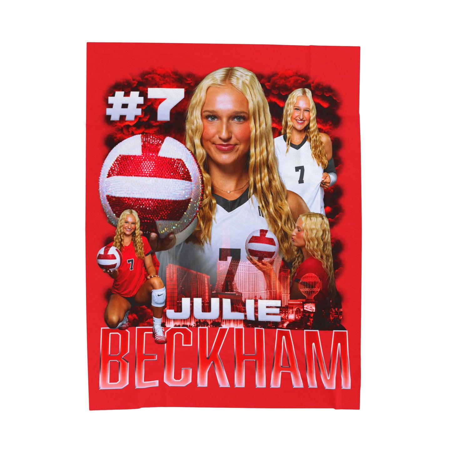 Julie Beckham 60"-80" Plush Blanket