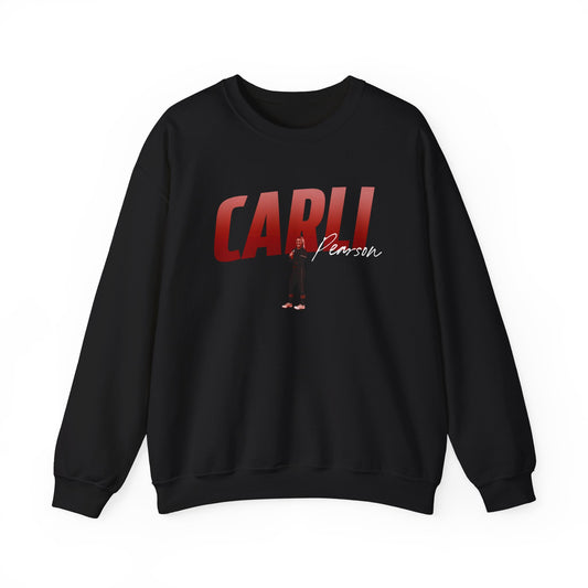 Carli Pearson Big Last Name Crewneck Sweatshirt