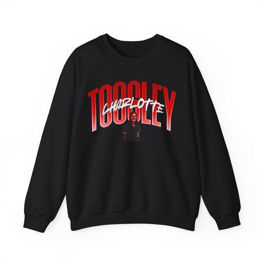 Charlotte Toosley Curved Combo Colored Crewneck Sweatshirt
