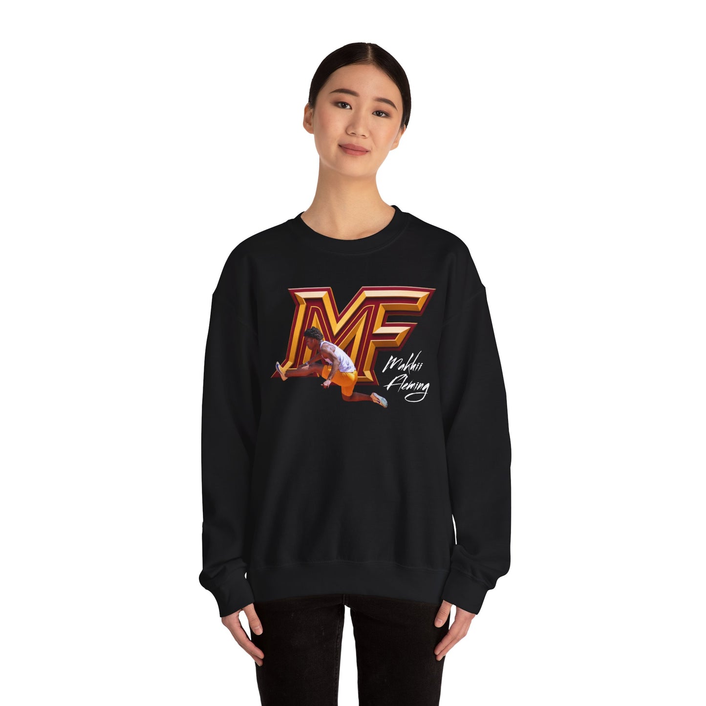 Makhii Fleming Featured Logo Crewneck Sweatshirt
