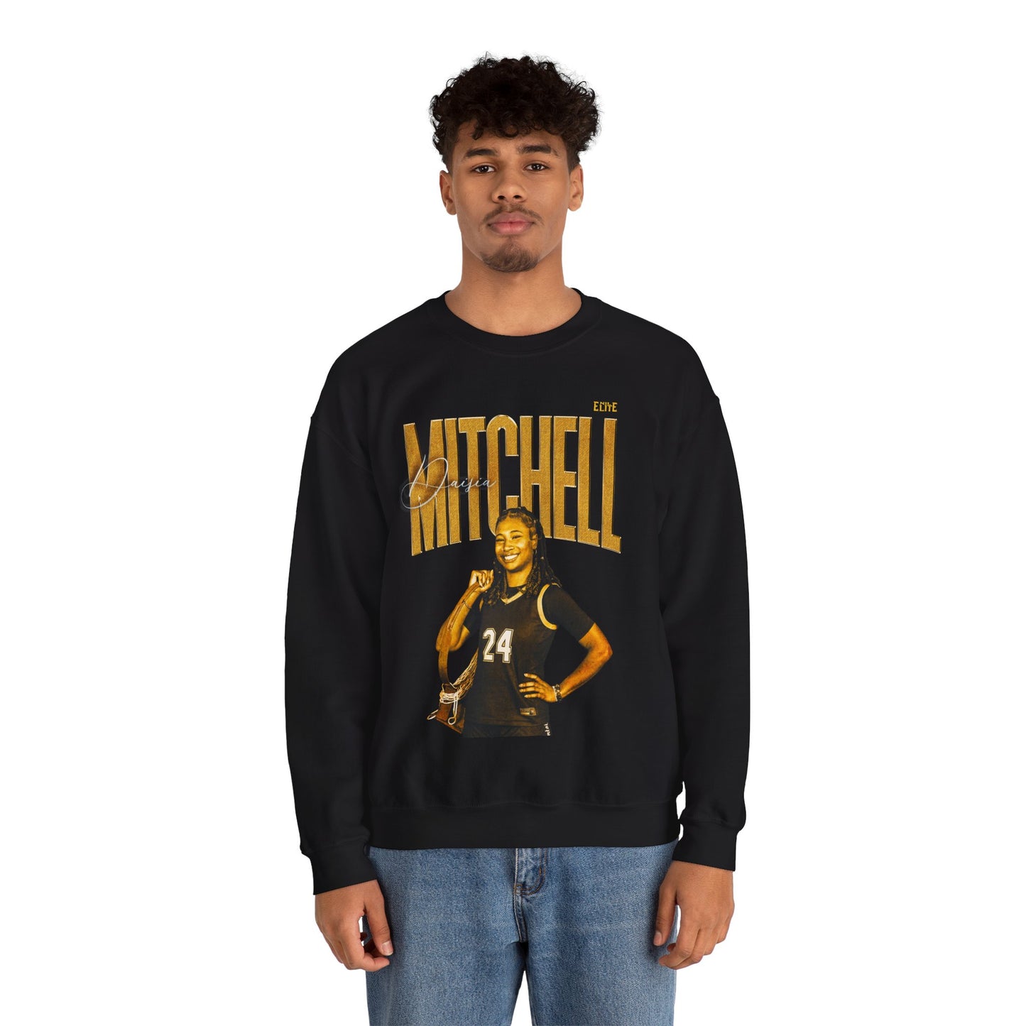 Daisia Mitchell Faded Glory Crewneck Sweatshirt