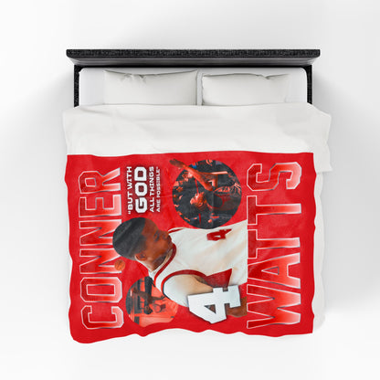 Conner Watts 60"-80" Plush Blanket