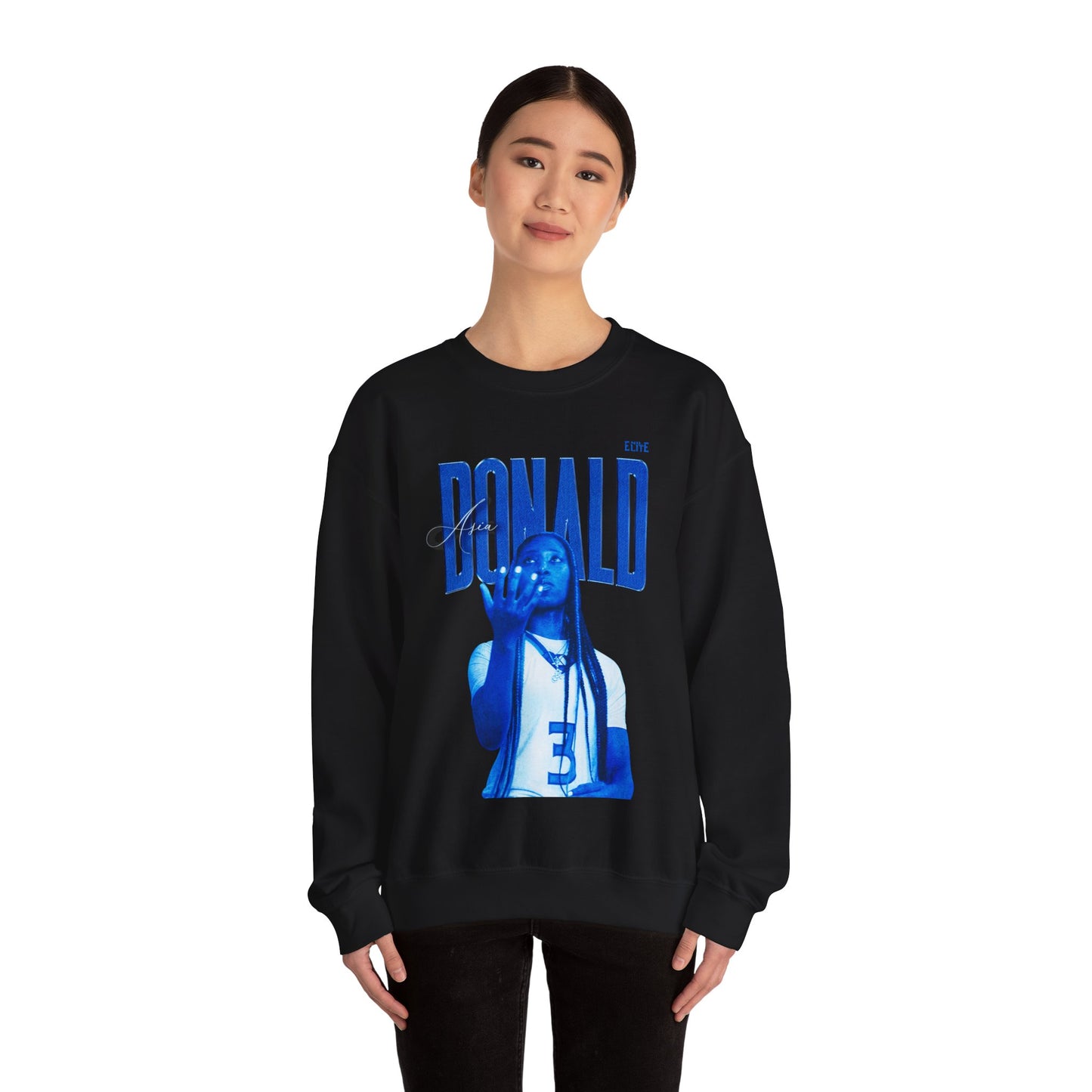 Asia Donald Faded Glory Crewneck Sweatshirt