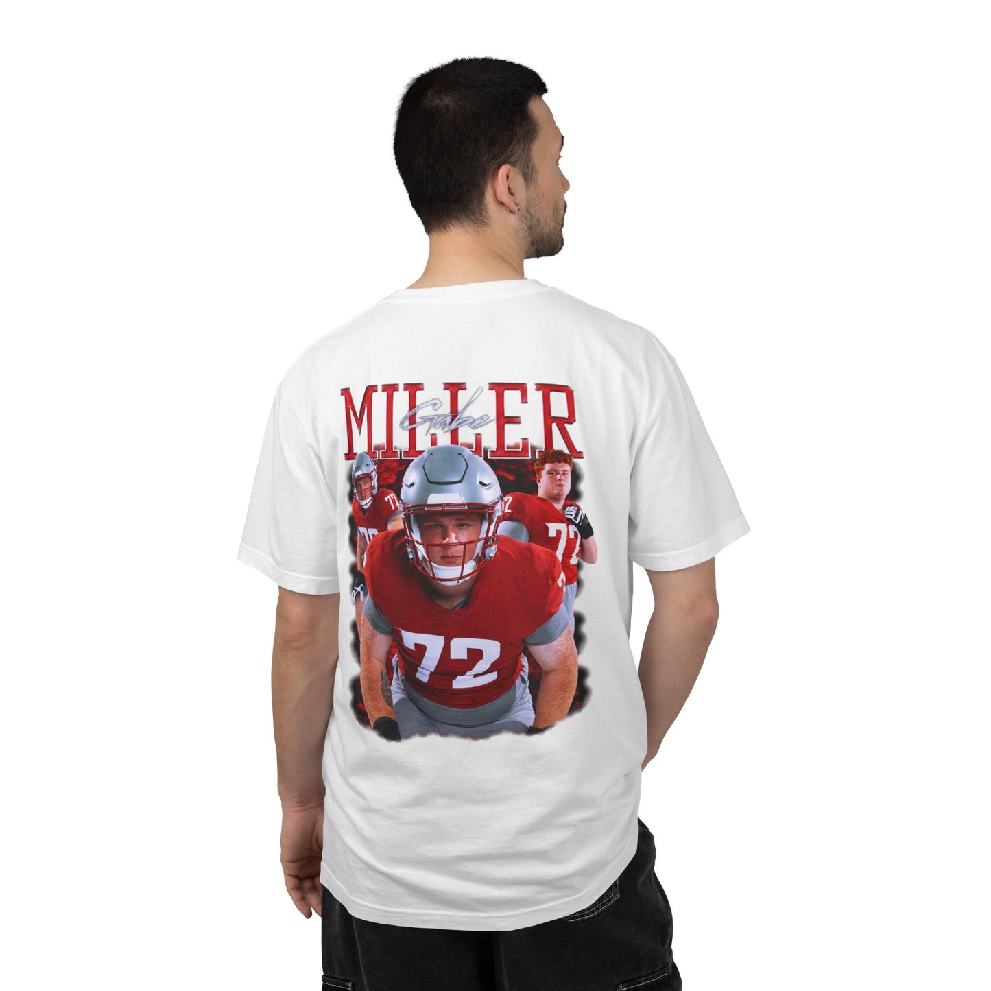 Gabe Miller Logo Front & Back Premium Tee