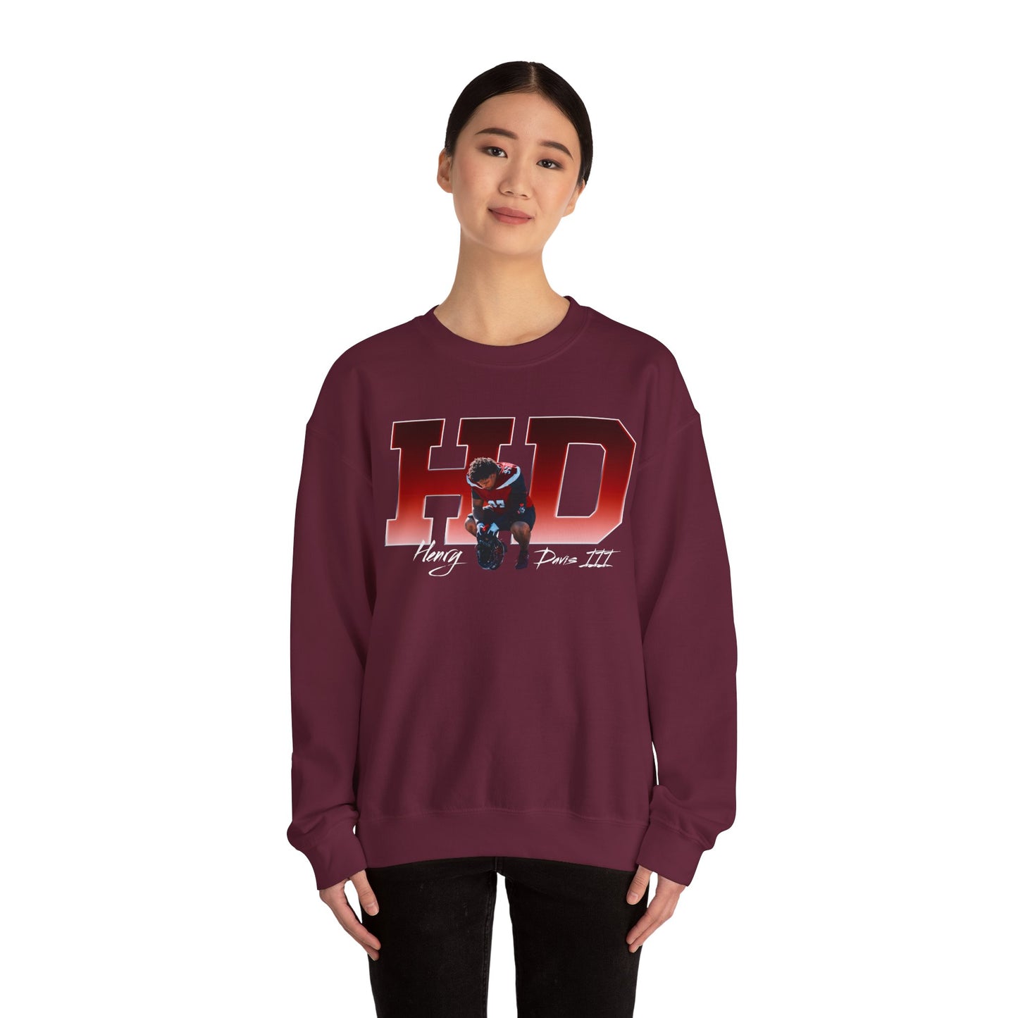 Henry Davis III Big Initials Crewneck Sweatshirt