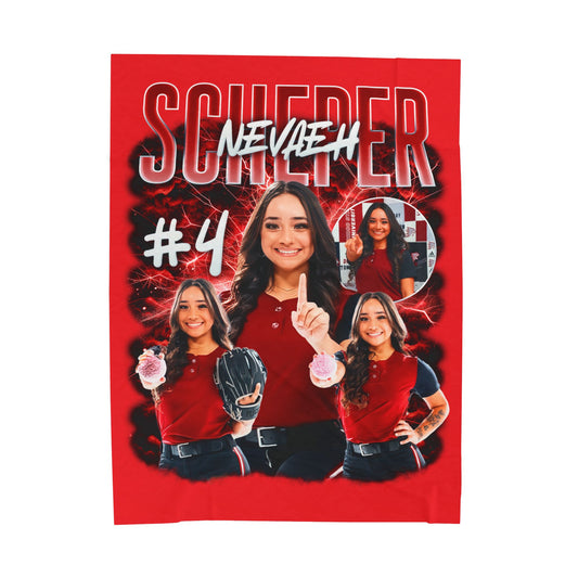 Nevaeh Scheper Lightning Storm 60"-80" Plush Blanket