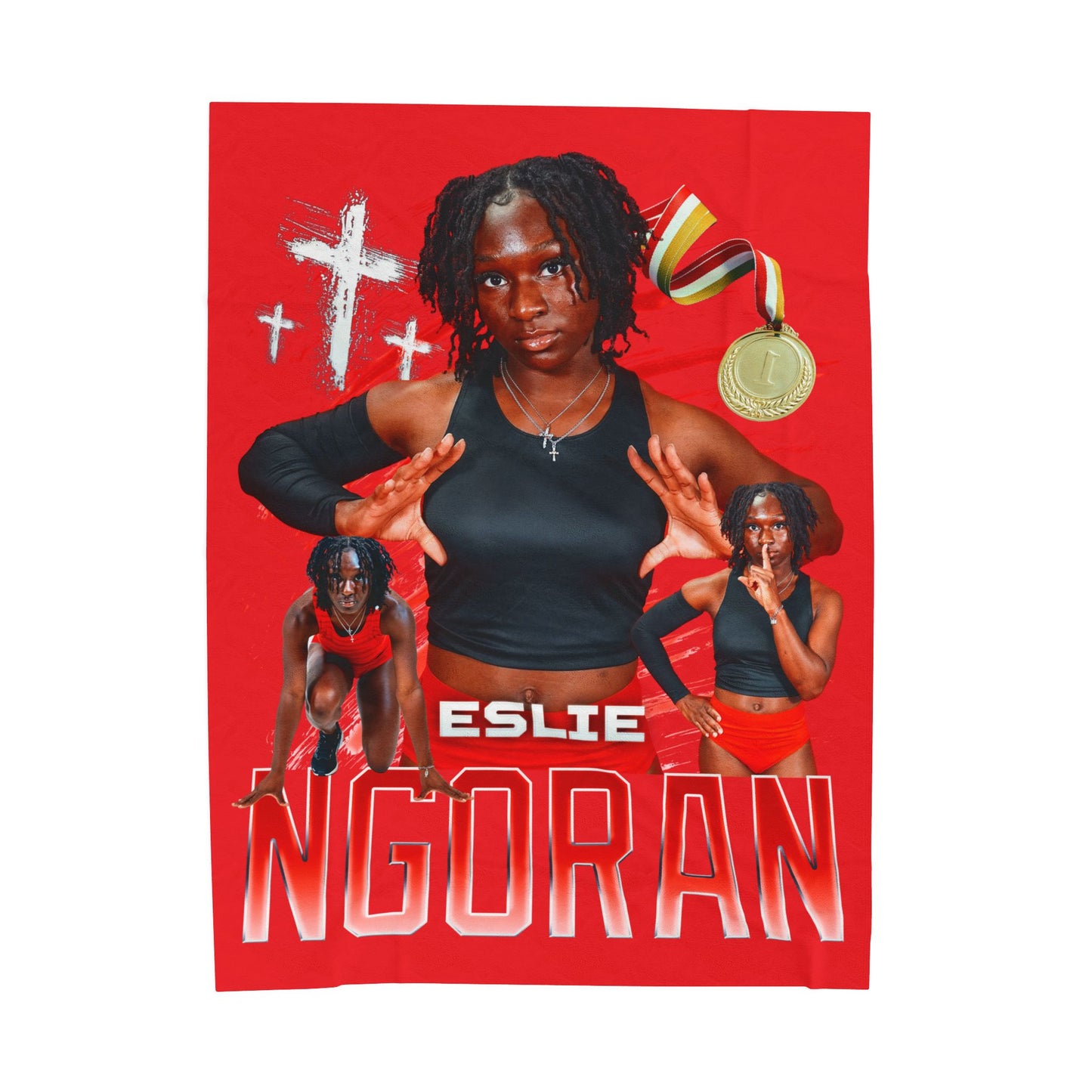 Eslie Ngoran Faith Based 60"-80" Plush Blanket