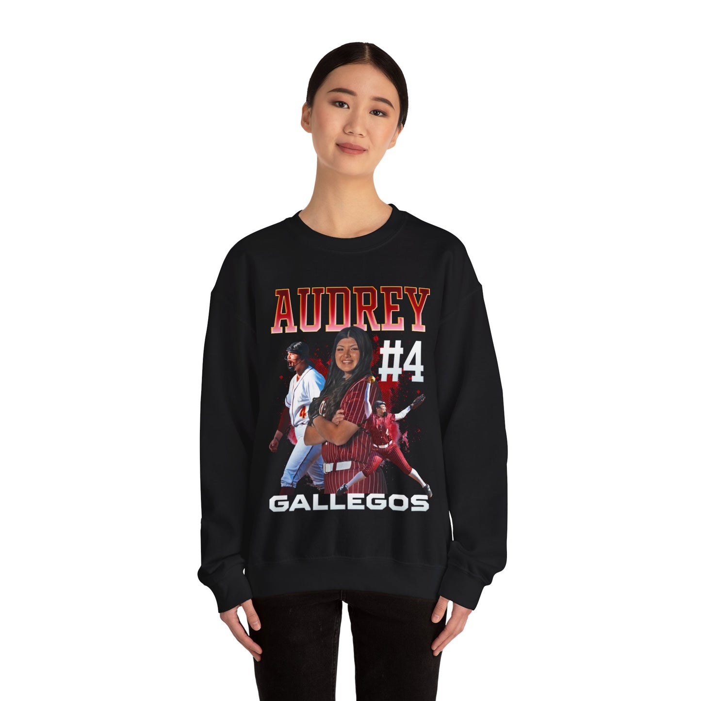 Audrey Gallegos First Name Highlight Crewneck Sweatshirt