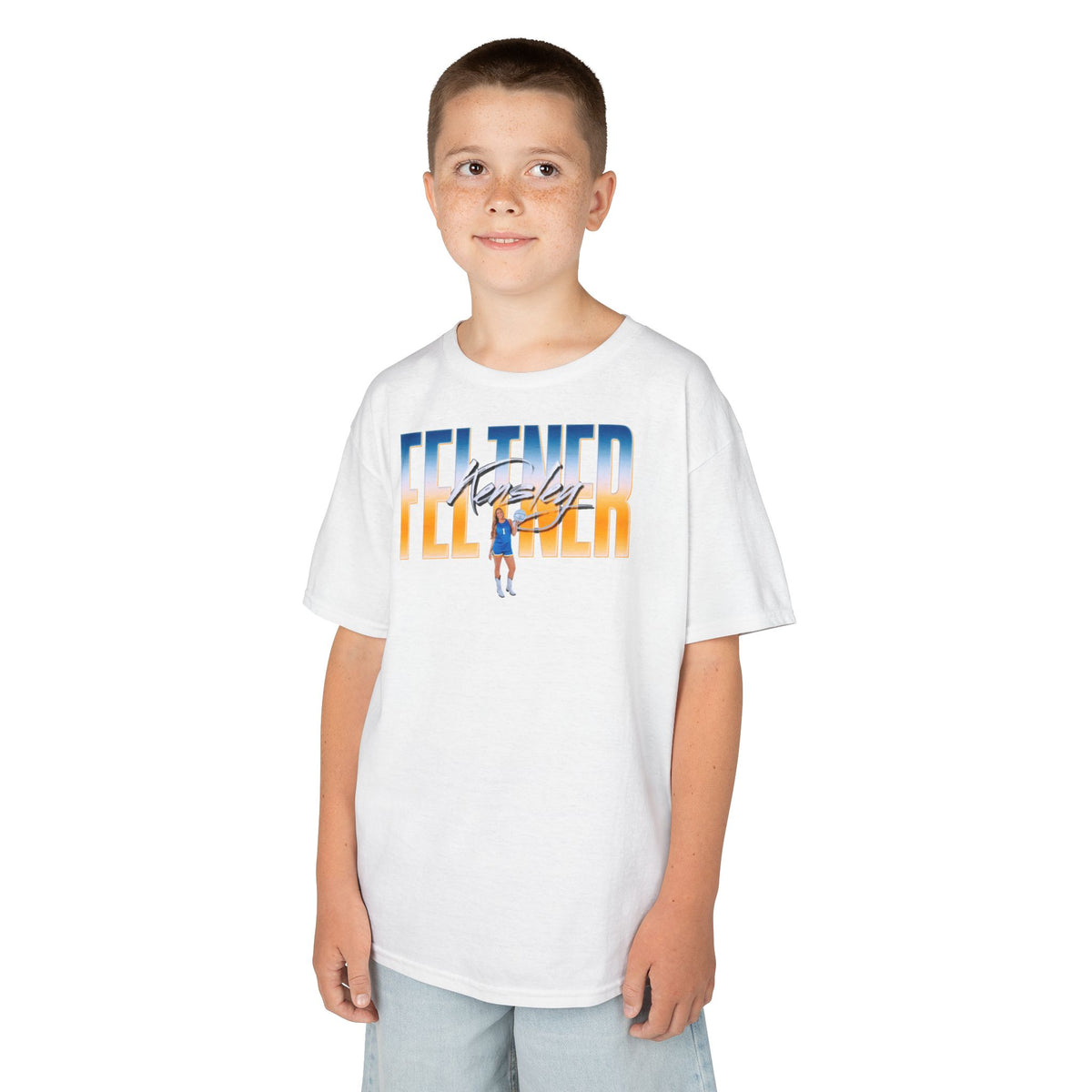 Kensley Feltner Curved Combo Kids Tee
