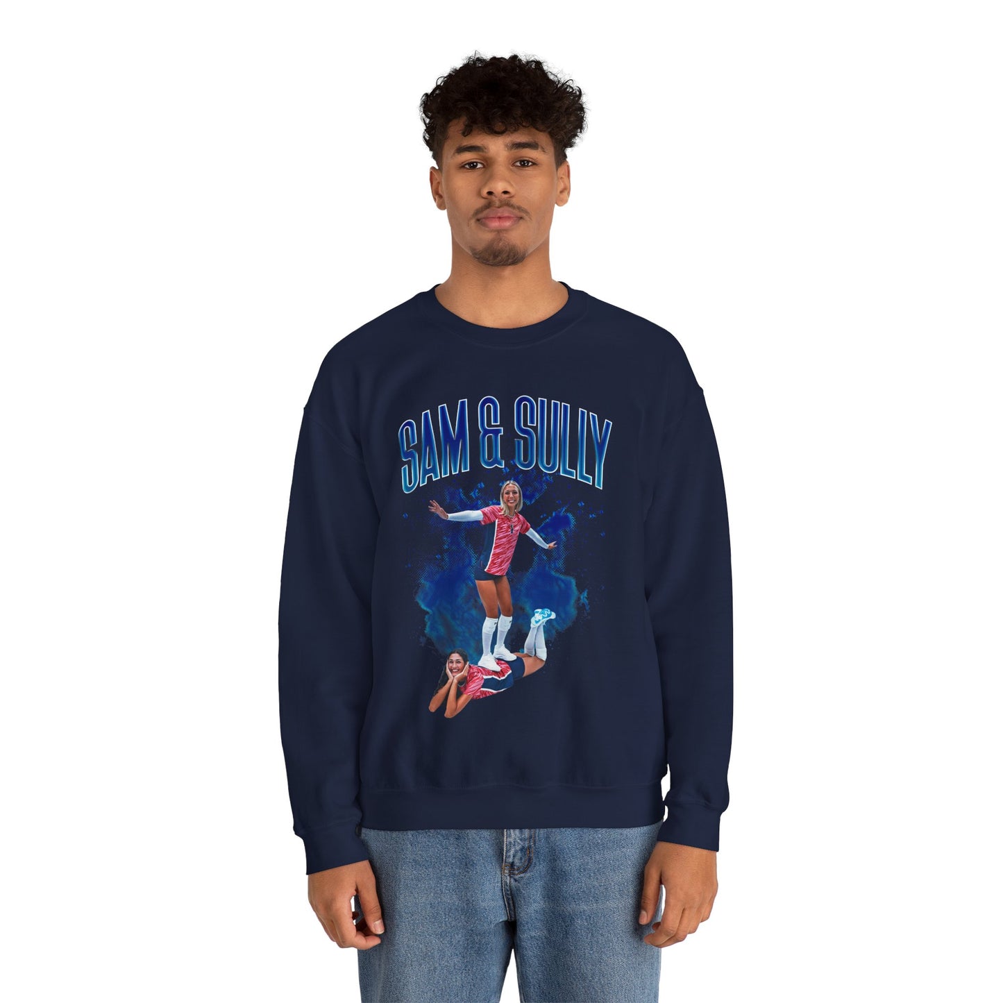 Sam & Sully Surfing Crewneck Sweatshirt