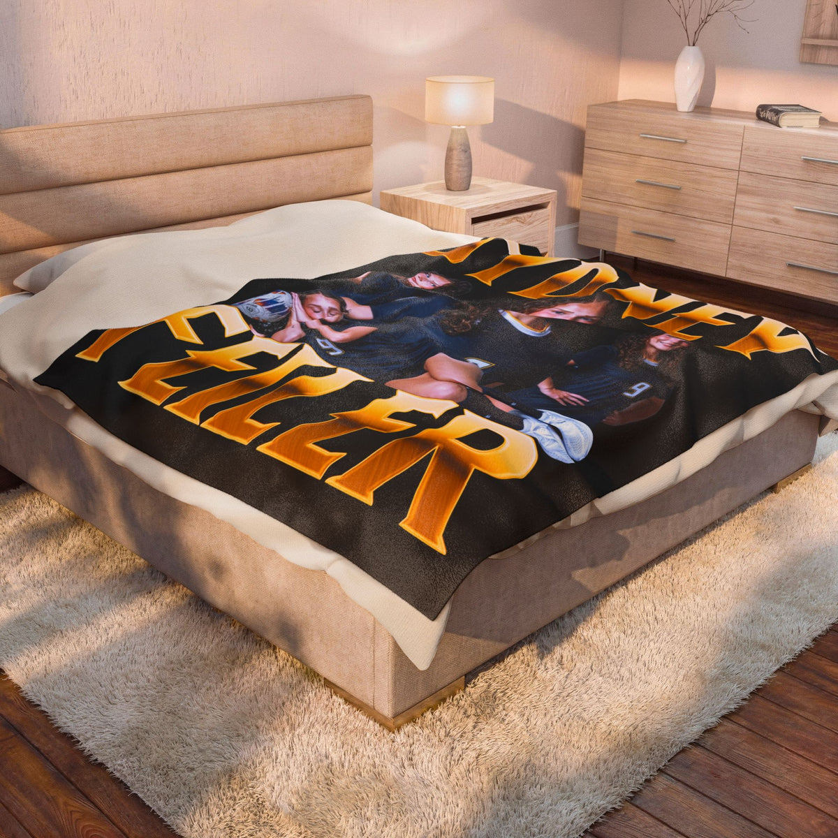 Sydney Feiler 60"-80" Plush Blanket