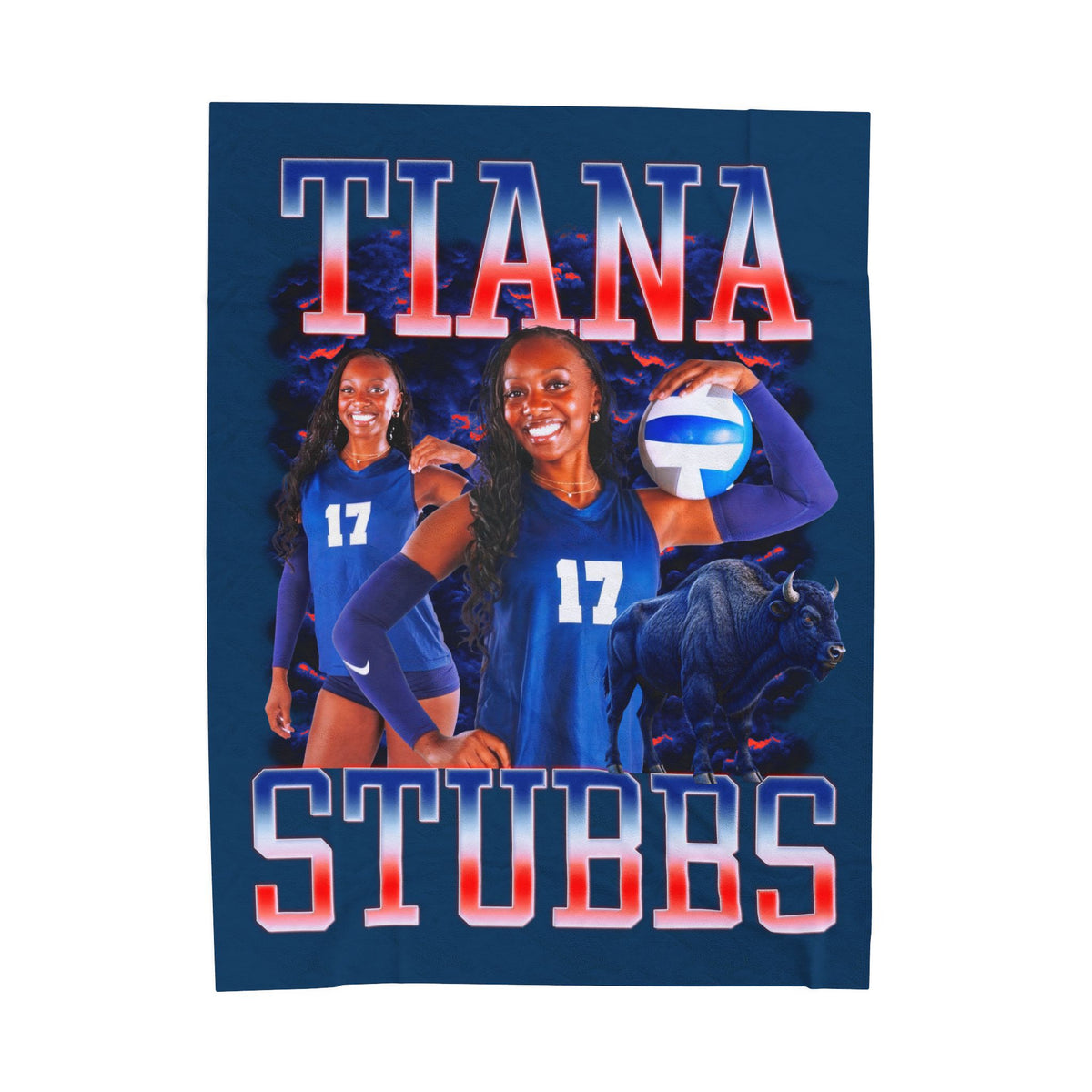 Tiana Stubbs 60"-80" Plush Blanket
