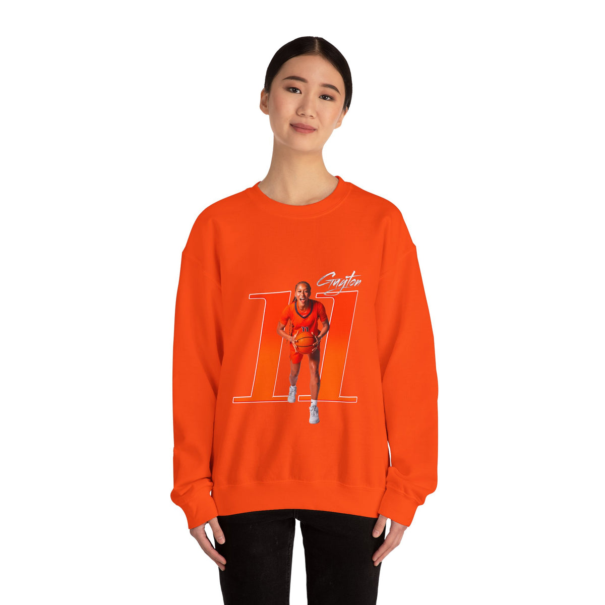Aaliyah Guyton Player Icon Number Crewneck Sweatshirt
