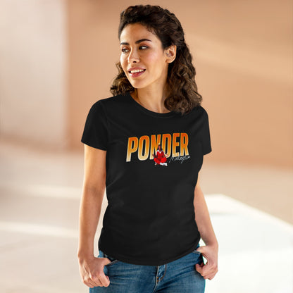 Malaysia Ponder Cursive Combo Women's Tee