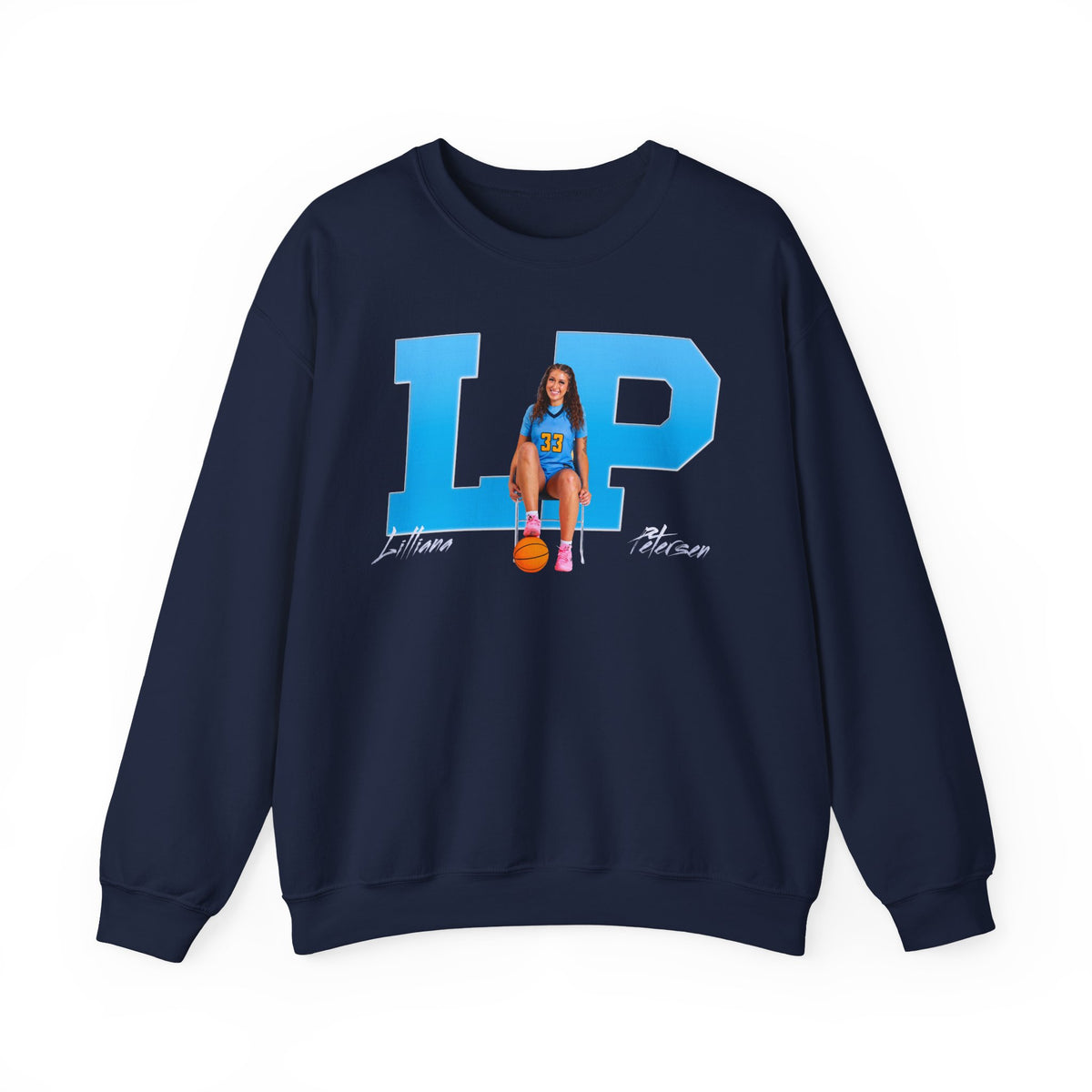 Lilliana Petersen Big Initials Crewneck Sweatshirt