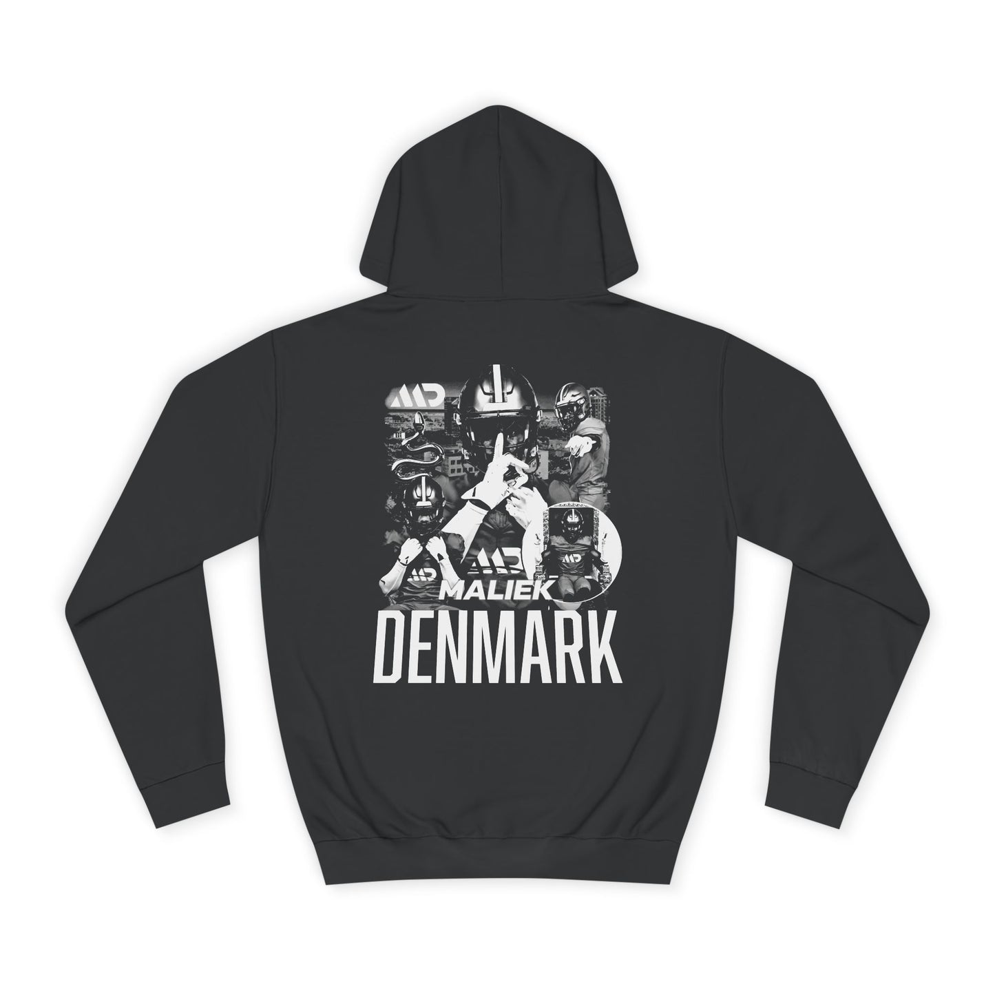 Maliek Denmark Vintage Blackout Premium Hoodie