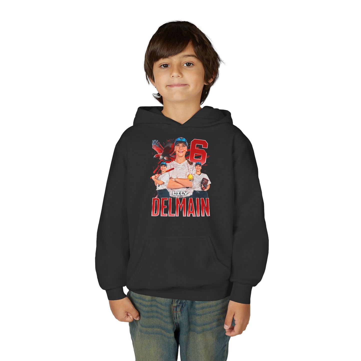 Lily Delmain Team Mascot Kids Hoodie