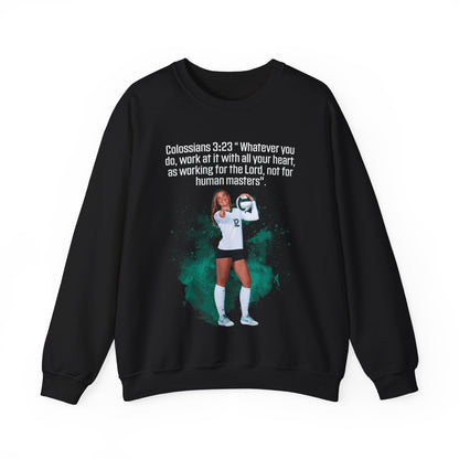 Isabela Haggard Athlete Quote Crewneck Sweatshirt