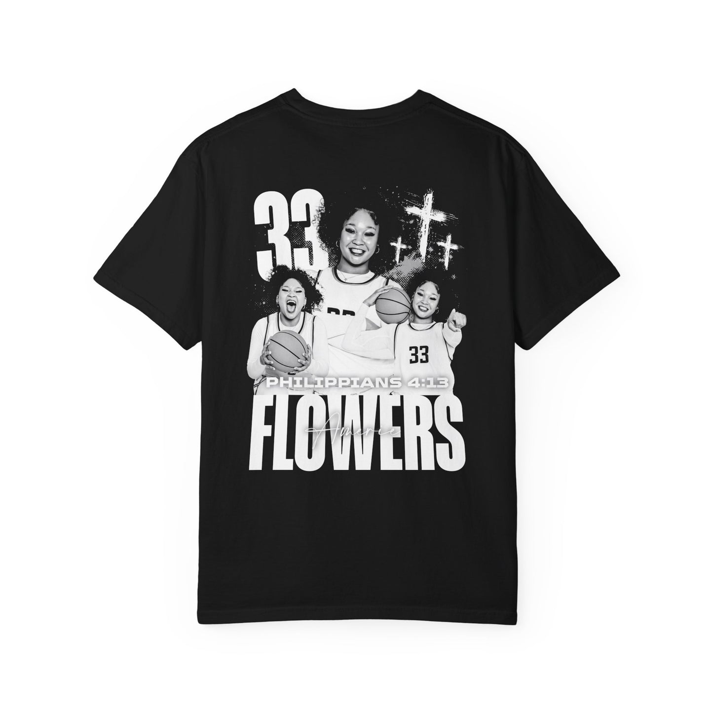 Amerie Flowers Heavyweight Vintage Blackout Tee