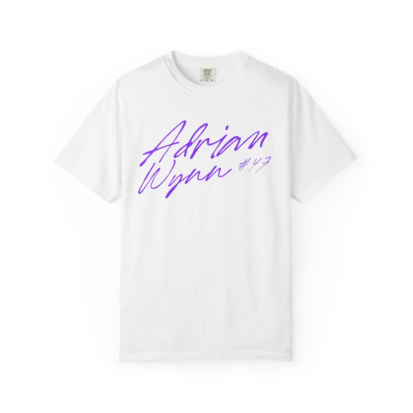 Adrian Wynn Cursive Name & Number Premium Tee