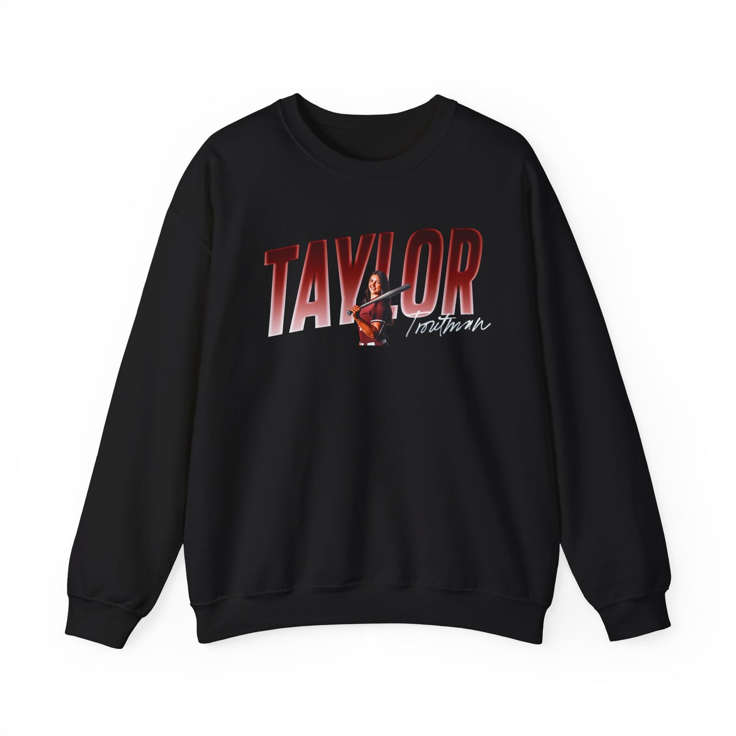 Taylor Troutman Cursive Combo Colored Crewneck Sweatshirt